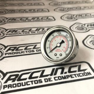 Reloj Presion de Bencina (Manometro) Universal