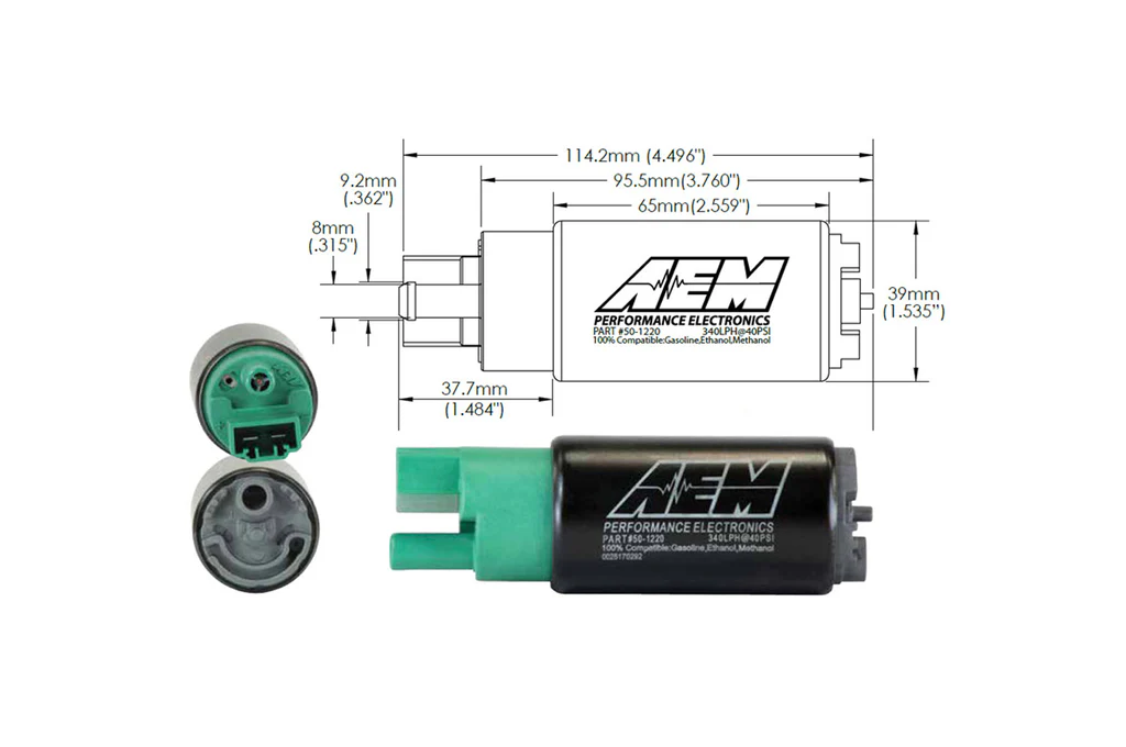 BOMBA AEM DE BENCINA INTERNA E85 340 LPH WRX 13-15 FA20