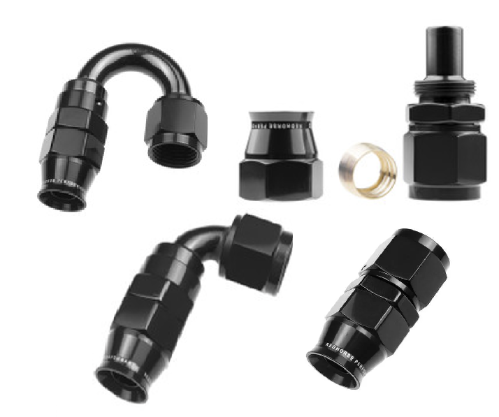 Fitting - Conectores PTFE AN para Manguera Teflón Marca Redhorse