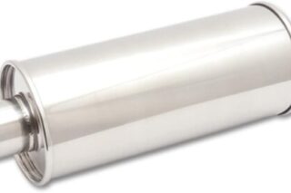 Silenciador Vibrant 4"  (entrada/salida de 4" centro-centro)