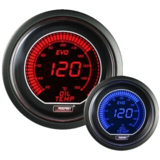 Reloj Temperatura de Aceite serie EVO Prosport Celcius Red/Blue