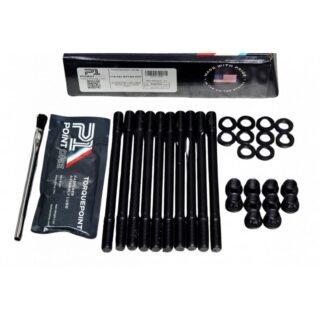 Pernos de Culata Honda K Series. Marca Point One E190 8740 con óxido negro. K Series RSX K20A2 K20A3 K20Z1 K20Z3 K24A