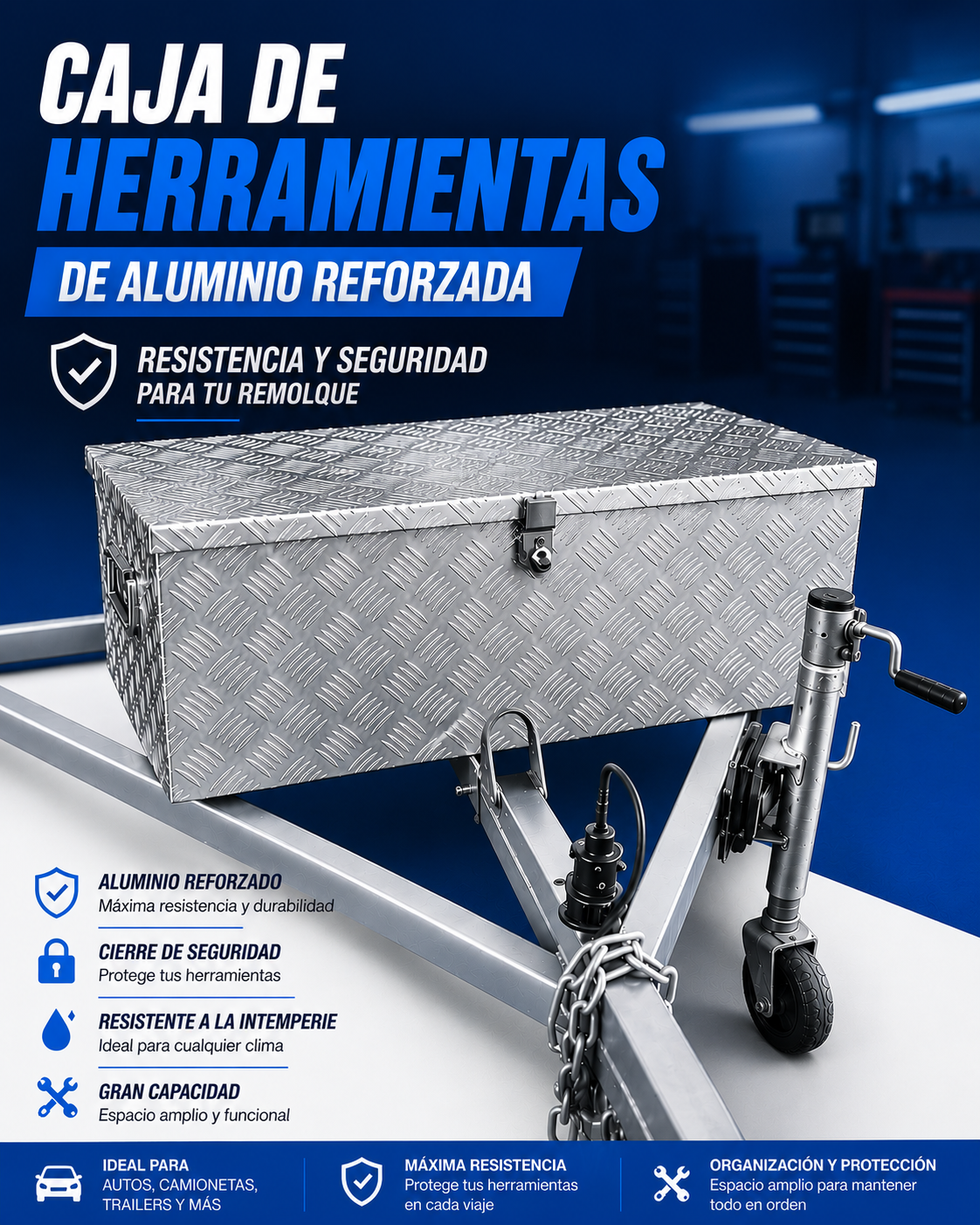 Caja de Herramientas Universal 83x32x33cm. - Imagen 2