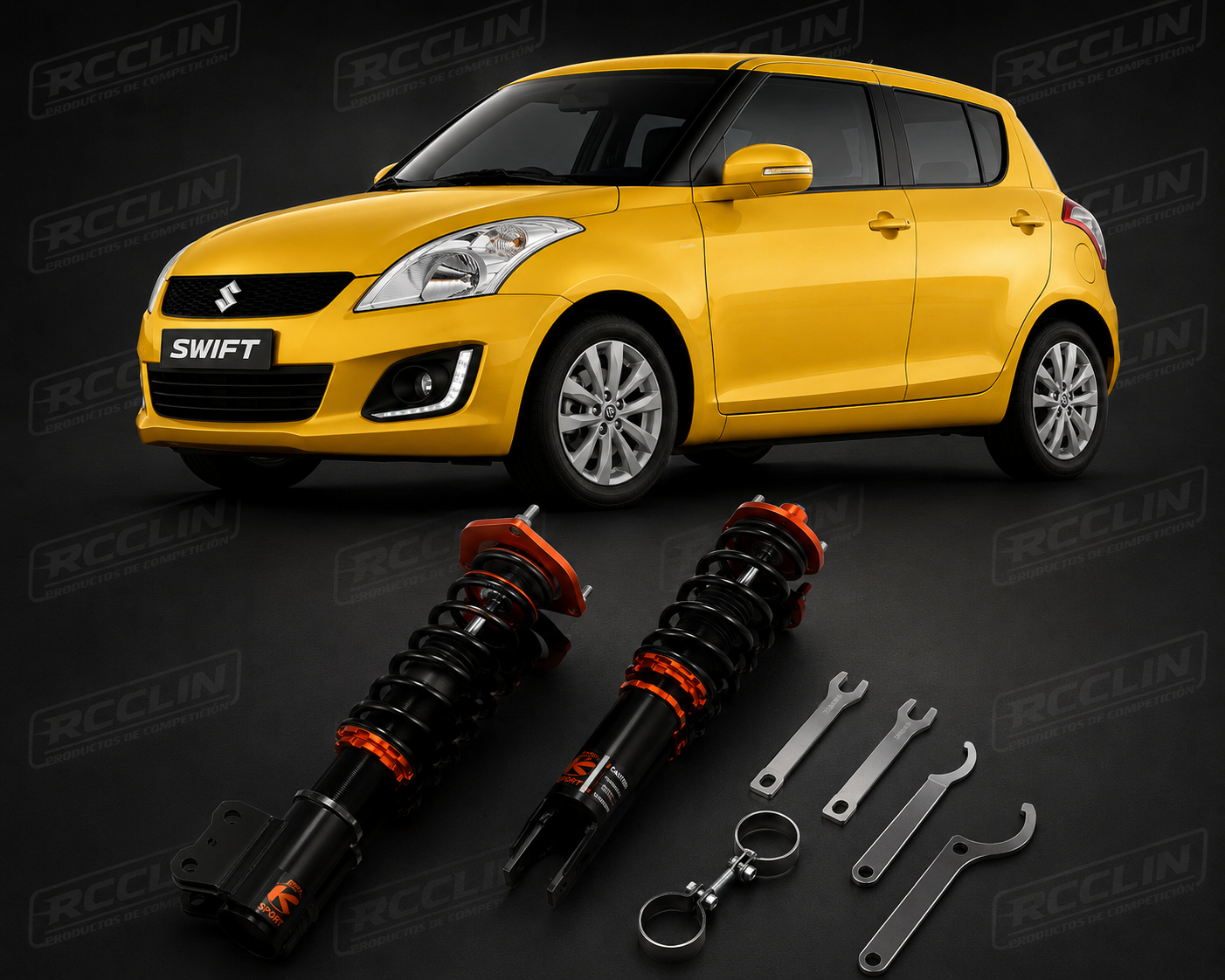 SUSPENSION K-SPORT SWIFT SERIE STREET (Año 11-17)